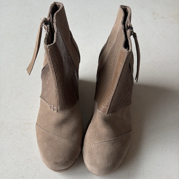 TOMS Women's Desert Wedge‎ Ankle Bootie  Size 5 - Picture 7 of 7